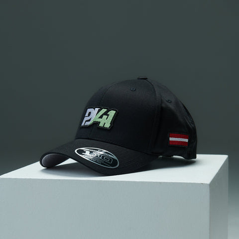 Black cap with PJ41 logo