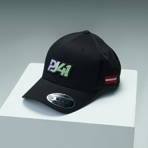 Black cap with PJ41 logo